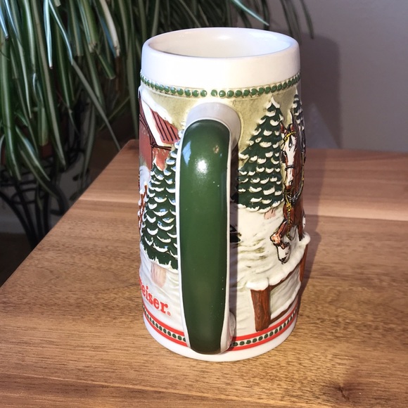 Anheuser-Busch Ceramarte Brazil Budweiser Beer Stein Mug - Picture 4 of 7